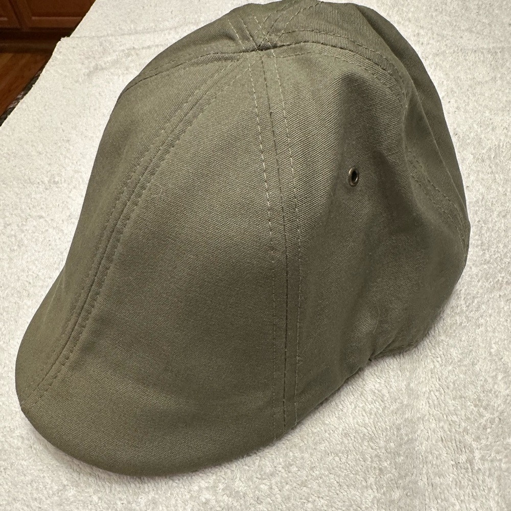 Boston Scally 6 Panel Cap - Olive Green - XL